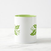 Mug - feuilles saints en vert (Centre)