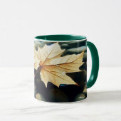 Mug Feuilles Sur La Rivière (Devant droit)