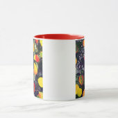 Mug Feuilles sur un rocher couvert de lichen, Rocheuse (Centre)