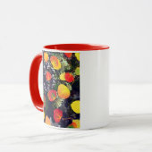 Mug Feuilles sur un rocher couvert de lichen, Rocheuse (Devant gauche)