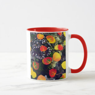 Mug Feuilles sur un rocher recouvert de lichen, Montag
