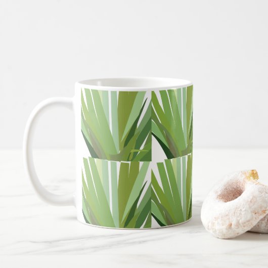 Mug Feuilles Tropicales (Avec donut)