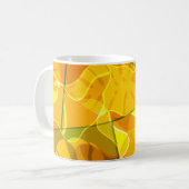 MUG FEUILLES TROPICALES ABSTRAITES (Devant gauche)