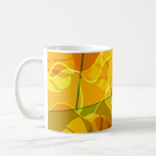 MUG FEUILLES TROPICALES ABSTRAITES