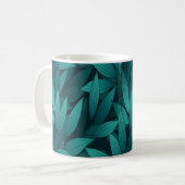 Mug Feuilles tropicales dégradées (Devant gauche)