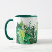Mug Feuilles tropicales vertes (Gauche)
