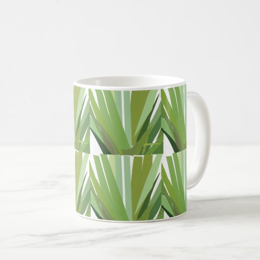 Mug Feuilles tropicaux (Devant droit)