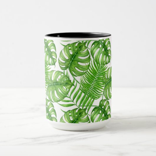 Mug Feuilles tropicaux (Centre)