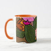 Mug feuilles tropicaux Abstraits et fleurs (Gauche)