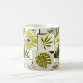 Mug Feuilles tropicaux et éléments décoratifs. (Centre)