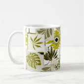 Mug Feuilles tropicaux et éléments décoratifs. (Gauche)