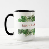 Mug Feuilles tropicaux - Motif de feuillage de la jung (Gauche)