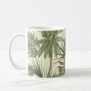 Mug Feuilles tropicaux motif sans couture