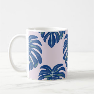 Mug Feuilles tropicaux Motif sans couture tendance