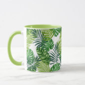Mug Feuilles tropicaux verts V (Gauche)
