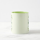 Mug Feuilles Vertes Botaniques Malentendants Surdité (Centre)