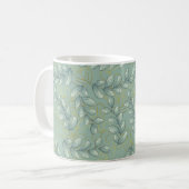 Mug Feuilles vertes et dorées (Devant gauche)