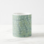 Mug Feuilles vertes et dorées (Centre)