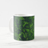 Mug Feuilles Vertes Foncées (Devant gauche)