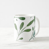 Mug Feuilles verts (Devant droit)