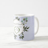 Mug Feuilles verts Sage (Devant droit)