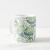 Mug Feuilles verts tropicaux (Devant gauche)