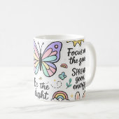 Mug Feuillet d'autocollants Kawaii-Boho (Devant droit)