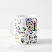 Mug Feuillet d'autocollants Kawaii-Boho (Devant gauche)