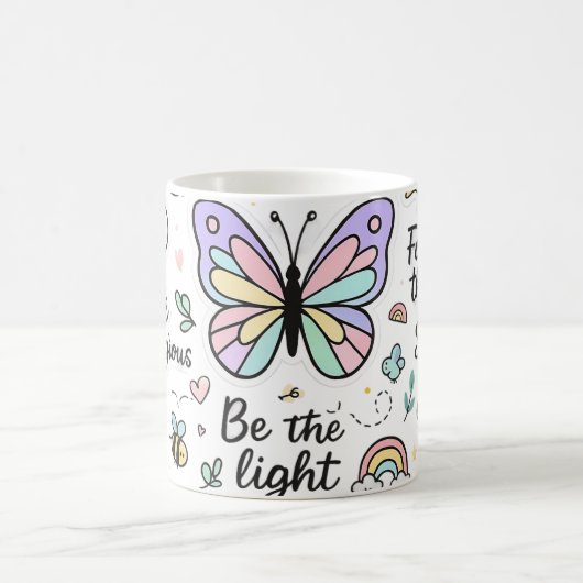 Mug Feuillet d'autocollants Kawaii-Boho (Centre)