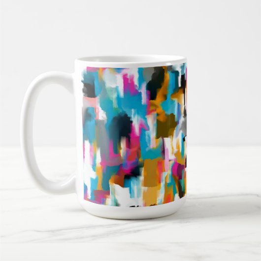 Mug Feuillu Rose (Gauche)