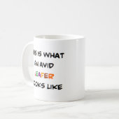 Mug feutre, avide (Devant gauche)