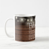 Mug Feux à cordes de bois rustique Brother (Gauche)