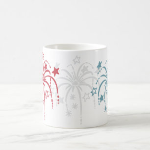 Mug Feux d'artifice 4 juillet café-confiture