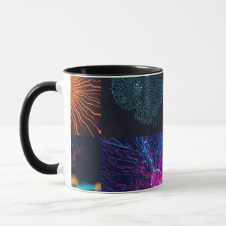 Mug Feux d'Artifice Cosmiques – Célébration de la Nuit