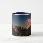 Mug Feux d'artifice de pont de Brooklyn (Centre)
