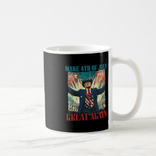 Mug Feux d'artifice Drôle Trump Américain Faire 4 Juil