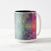Mug Feux d'Artifice Illustré (Devant droit)