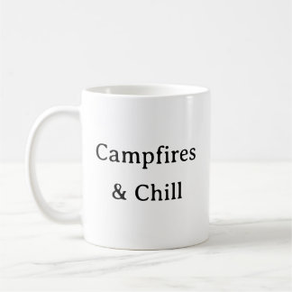 Mug Feux De Campagne Et Boug Chill - Drôle Cadeau De C