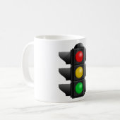 Mug Feux de circulation Rouge Jaune Vert Signal (Devant gauche)