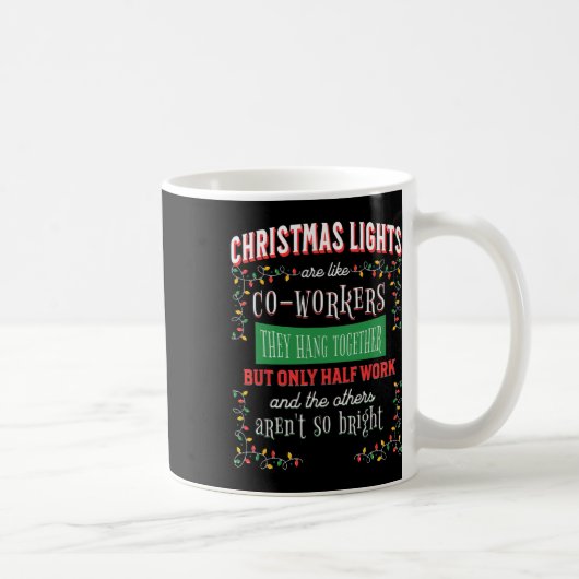 Mug Feux de Noël Comme Coworkers Office Plaisanterie a (Droite)