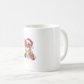 Mug Feux de Noël Éclairage Santa Chapeau Papillon Chie (Devant droit)
