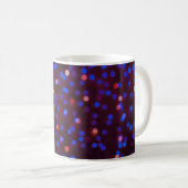 Mug Feux de Noël, flou, arrière - plan festif. (Devant droit)