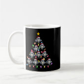 Mug Feux de Noël Hommes Femmes Père Noël Stingray Xma (Gauche)