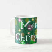 Mug Feux de Noël Joyeux canapé de Noël (Devant gauche)
