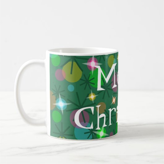 Mug Feux de Noël Joyeux canapé de Noël (Gauche)
