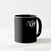 Mug Feux de Noël Obtenons Lit Cadeau Classique (Devant droit)
