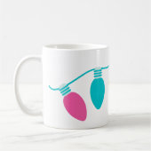 Mug Feux de Noël préppants personnalisés (Gauche)