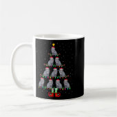 Mug Feux de Noël Santa Hat Elf Maine Coon Xma (Gauche)