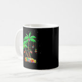 Mug Feux de noix de palmier Tropical Xmas Coconut (Devant gauche)