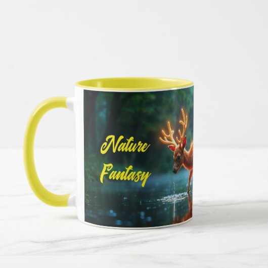 Mug Feux magiques de Noël jeune cerf (Gauche)